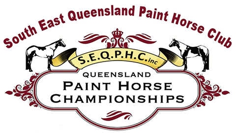 The official logo of the South East Queensland Paint Horse Club Inc. 